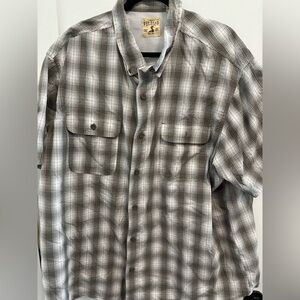 RedHead Gray Casual Button Down Shirt